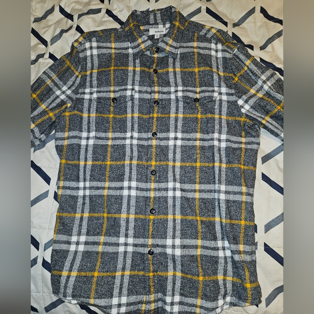 Plaid button up shirt